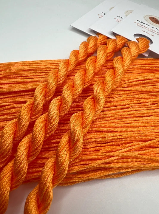 Cantaloupe | 6 Strand Embroidery Floss by Pirate + Robin