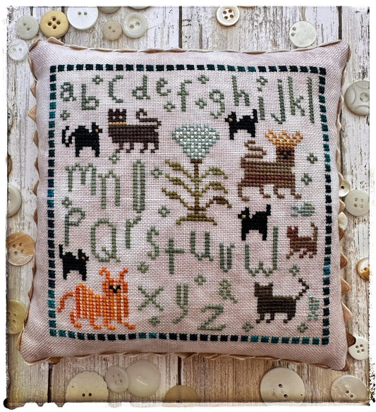 *PREORDER* Cats Nine Sampler by Lucy Beam for Needlework Marketplace