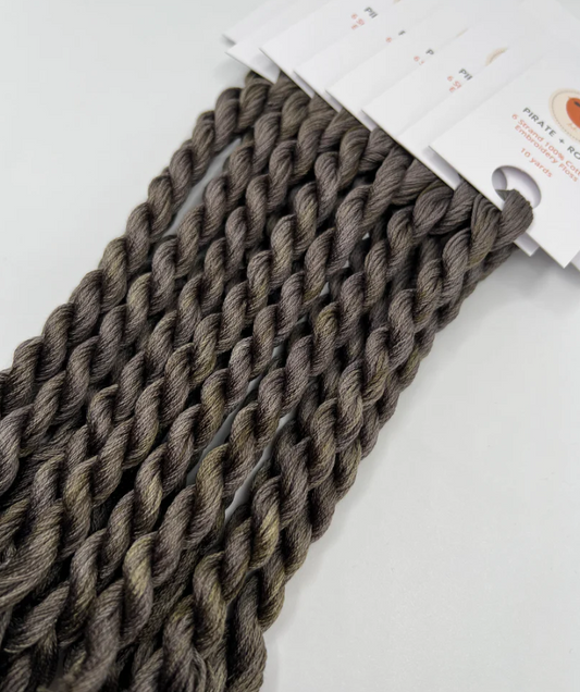 Charcoal | 6 Strand Embroidery Floss by Pirate + Robin