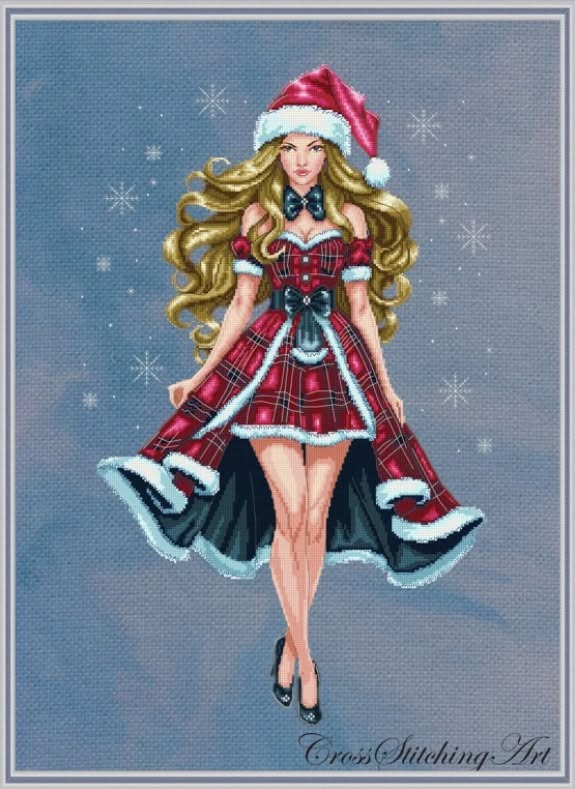 *Preorder* Christina, The Winter Muse by Cross Stitching Art