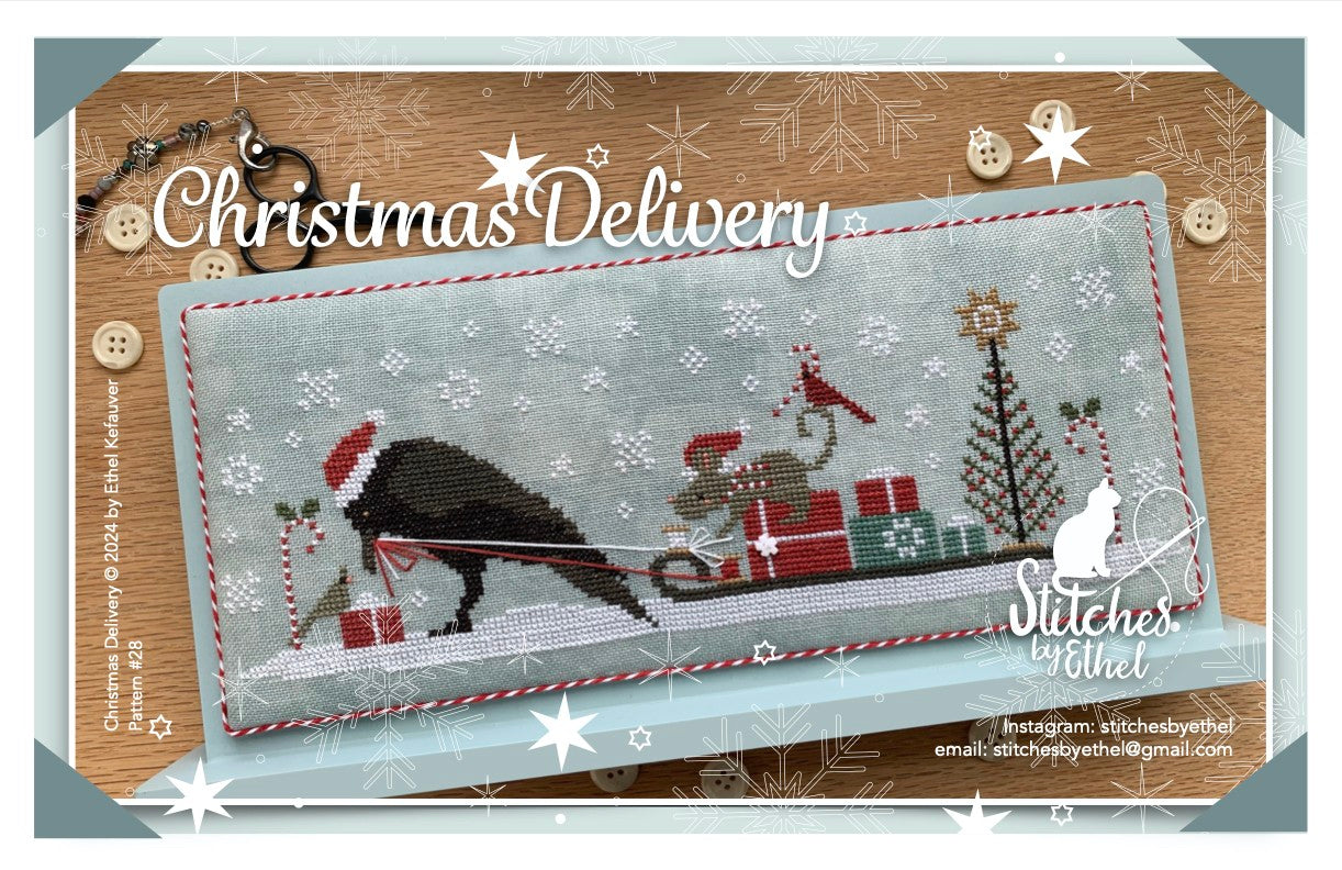 *PREORDER* Christmas Delivery by Stitches by Ethel for Needlework Marketplace