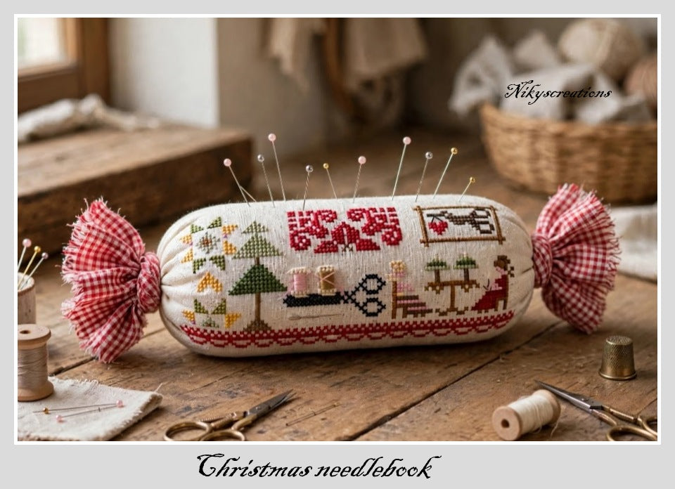 *Preorder* Christmas Needlebook by Nikyscreations