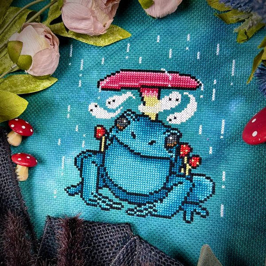 *PREORDER* Cottage Frog by The Stitch Crypt for Needlework Marketplace