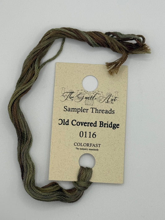 0116 Old Covered Bridge | 6 Strand Embroidery Floss by The Gentle Art