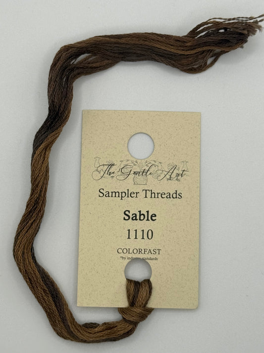 1110 Sable | 6 Strand Embroidery Floss by The Gentle Art