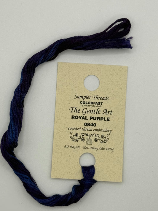 0840 Royal Purple | 6 Strand Embroidery Floss by The Gentle Art
