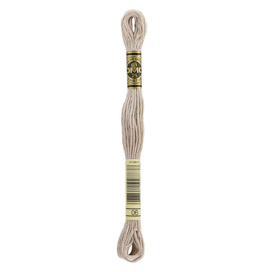 DMC 6 Strand Cotton Embroidery Floss #006 - Medium Light Driftwood