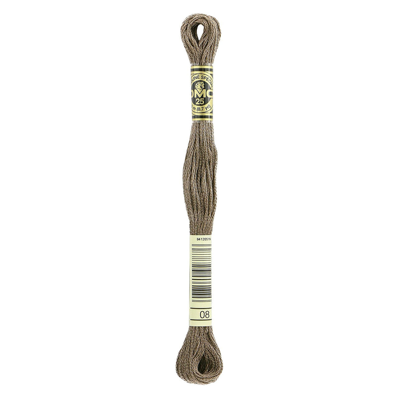 DMC 6 Strand Cotton Embroidery Floss #008 - Dark Driftwood