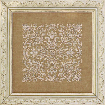 Damask Square by Ink Circles