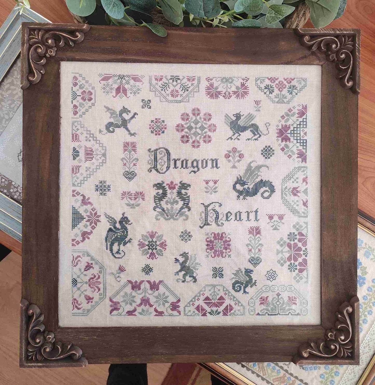*Preorder* Dragonheart Sampler by Vintage Tulip Designs