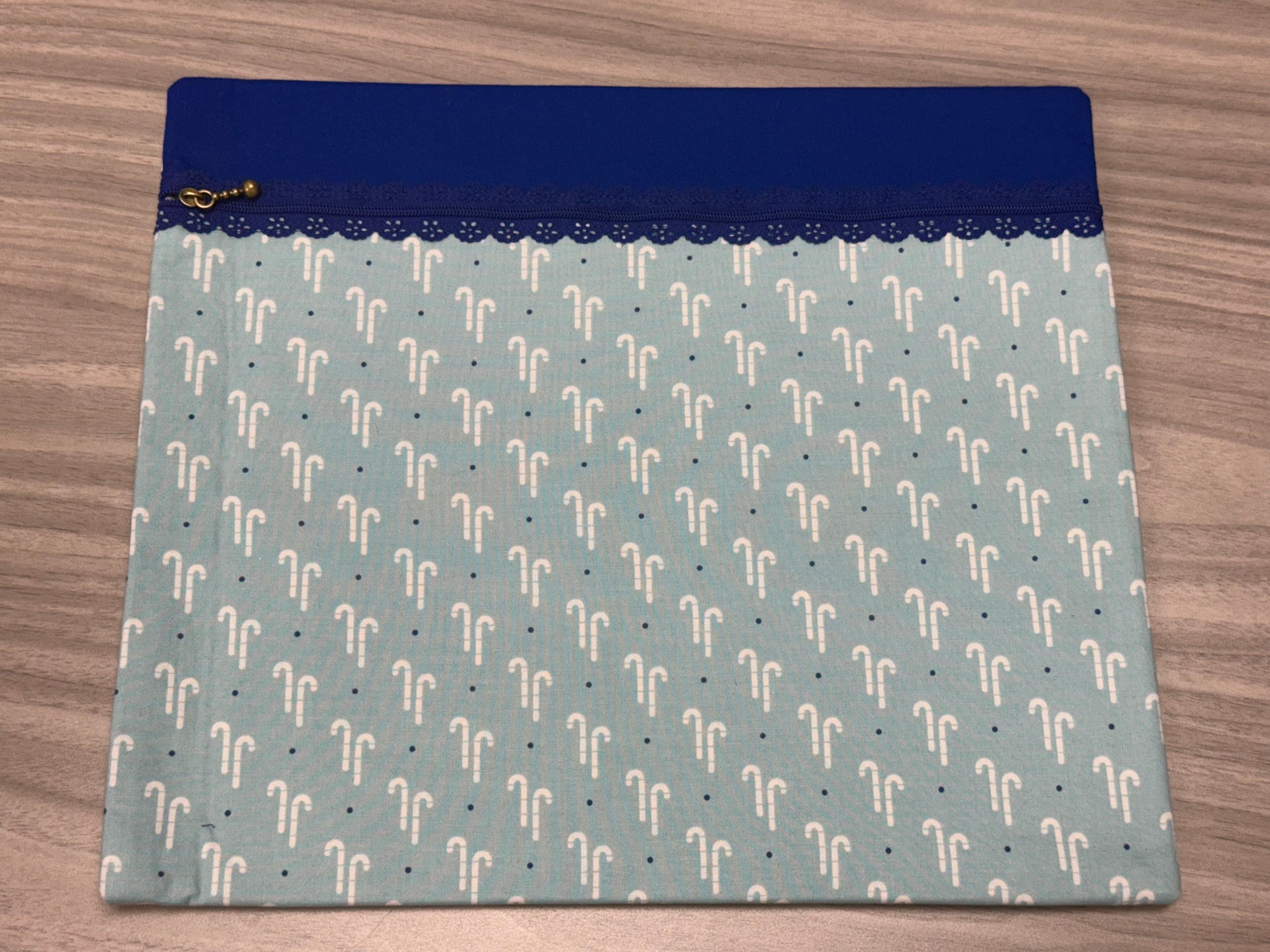 Candy Cane Traditional Project Bag-Millennial Fabrics-Millennial Fabrics