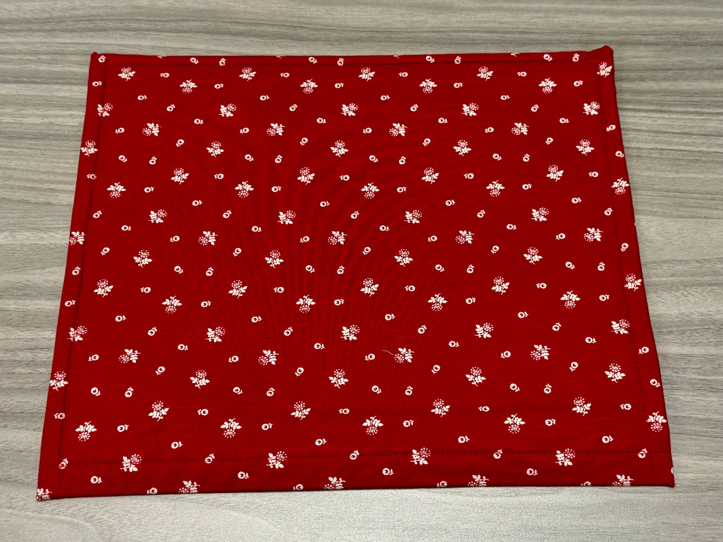 Red Floral Vinyl Project Bag-Millennial Fabrics-Millennial Fabrics