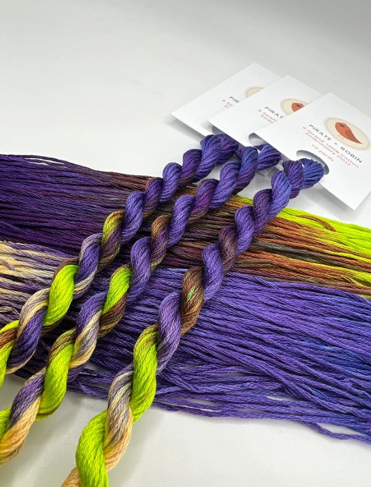 Electric Spring | 6 Strand Embroidery Floss by Pirate + Robin