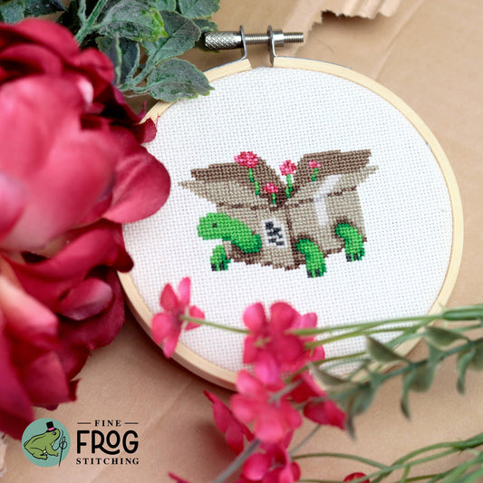*Preorder* Box Turtle by Fine Frog Stitching