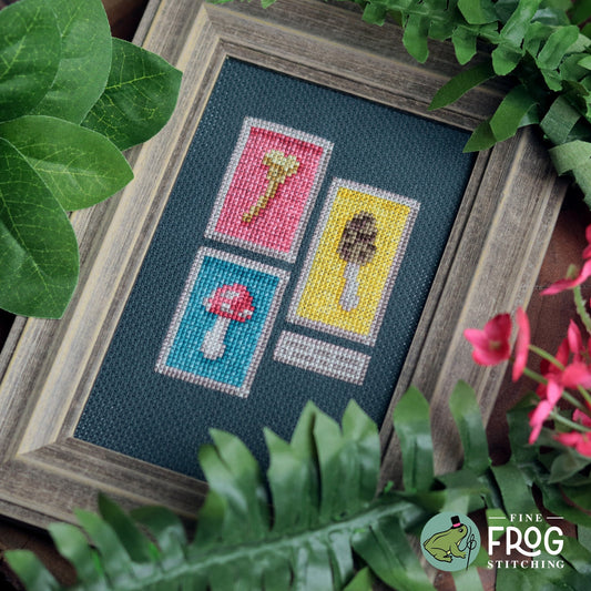 *Preorder* Mushroom Gallery by Fine Frog Stitching