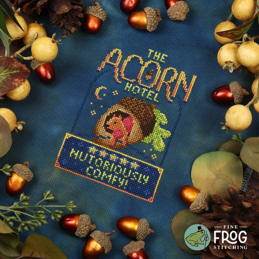 *Preorder* Acorn Hotel by Fine Frog Stitching