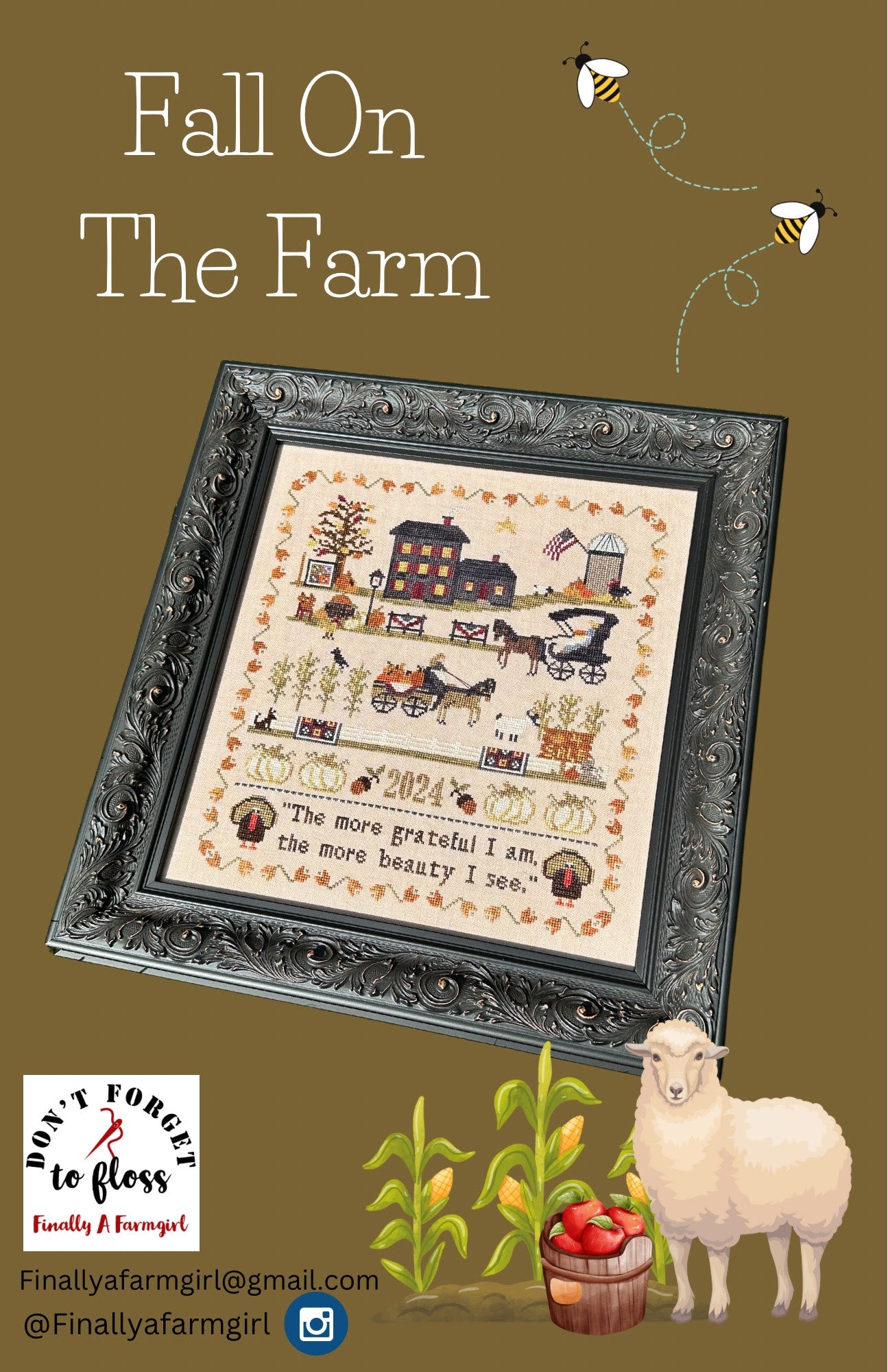 *PREORDER* Fall on the Farm by Finally a Farmgirl for Needlework Marketplace