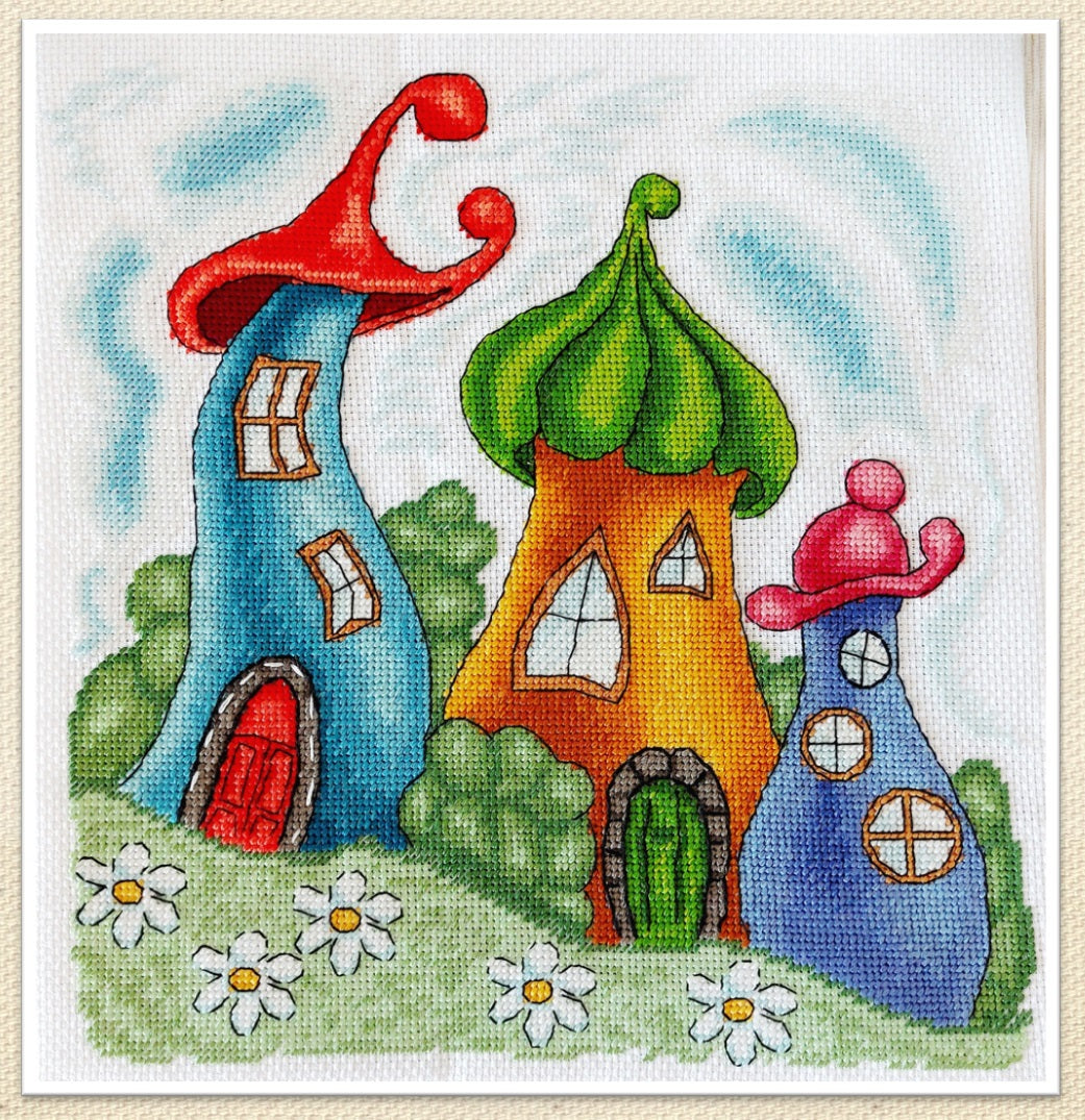 *PREORDER* Fantasy Village by Artmishka for Needlework Marketplace