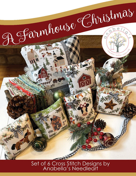 *PREORDER* A Farmhouse Christmas Booklet by Anabella's for Needlework Marketplace