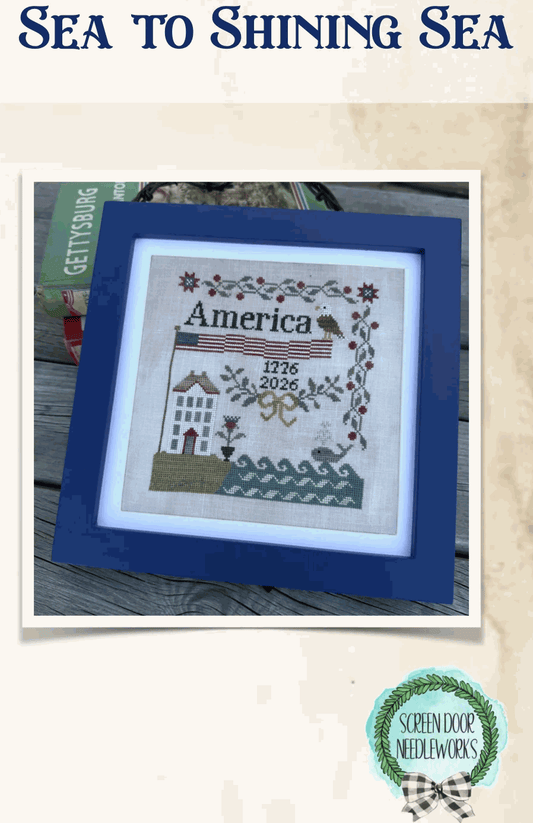 Sea to Shining Sea by Screen Door Needleworks