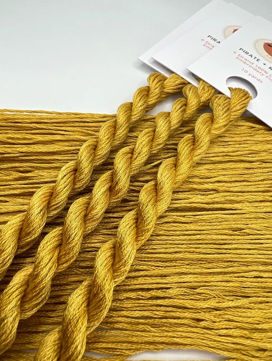 Flax | 6 Strand Embroidery Floss by Pirate + Robin