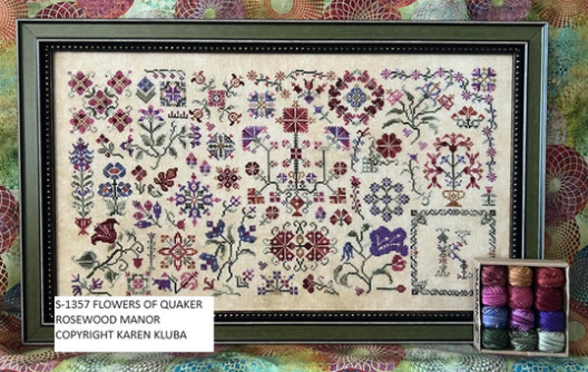 *PREORDER* Flowers of Quaker by Rosewood Manor for Needlework Marketplace