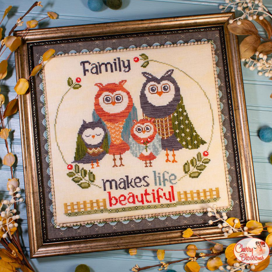 *PREORDER*Family by Cherry Blossoms for Needlework Marketplace