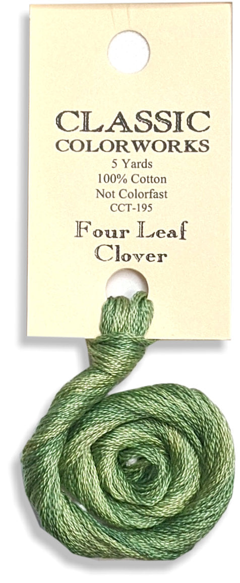 195 Four Leaf Clover | 6 Strand Embroidery Floss by Classic Colorworks