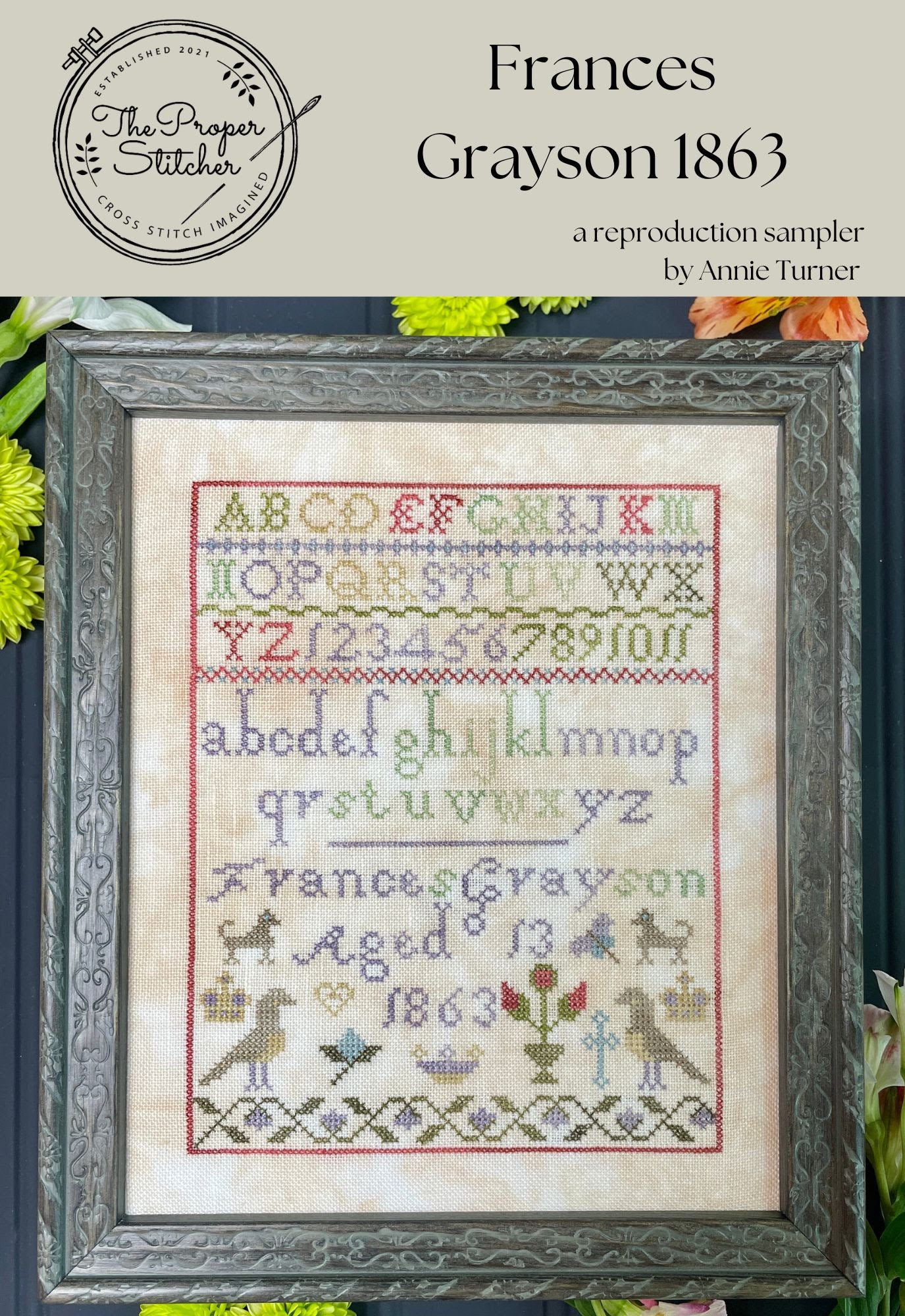 *PREORDER* Frances Grayson 1863 by The Proper Stitcher for Needlework Marketplace