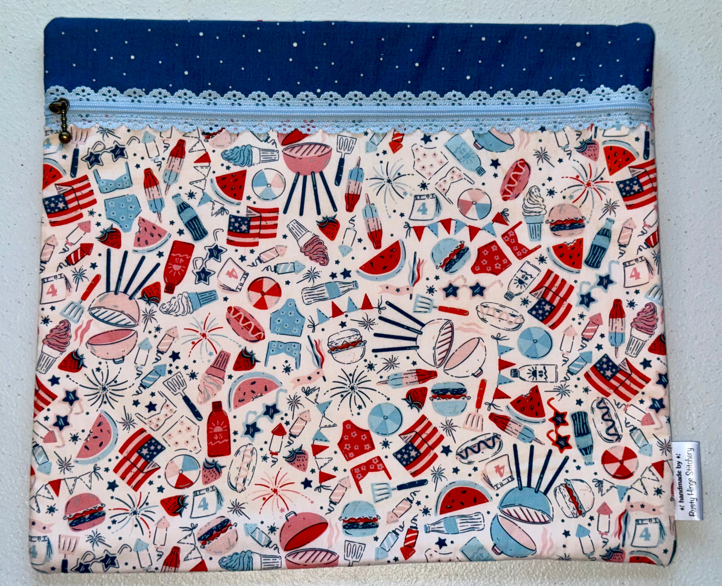 "Bloomin Americana" Traditional Project Bag