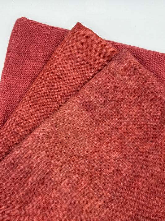 "Aztec Red" Cross Stitch Fabric by Weeks Dye Works