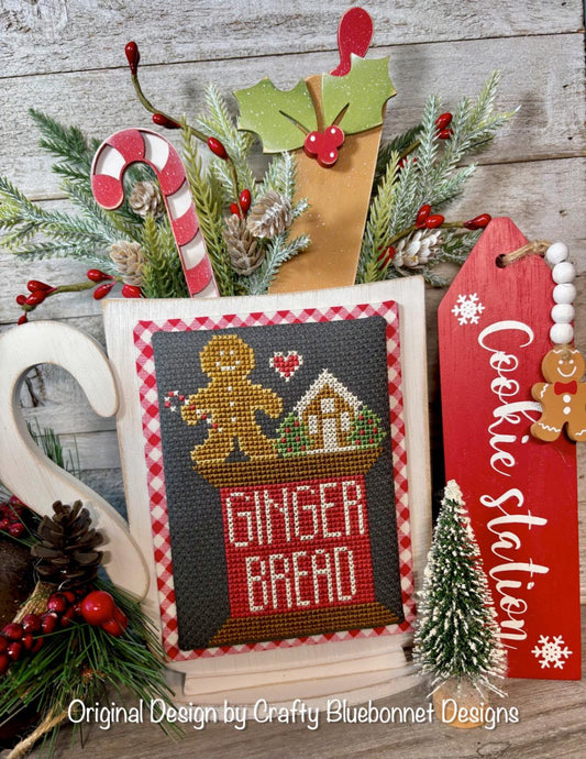 ✩Preorder✩ Gingerbread Spool by Crafty Bluebonnet Designs