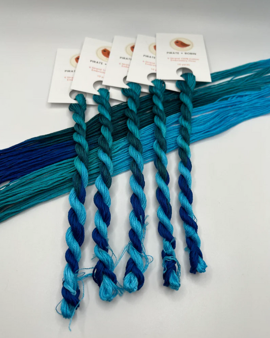 Glacier | 6 Strand Embroidery Floss by Pirate + Robin