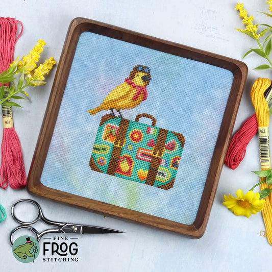 ✩Preorder✩ Bird Globetrotter by Fine Frog Stitching