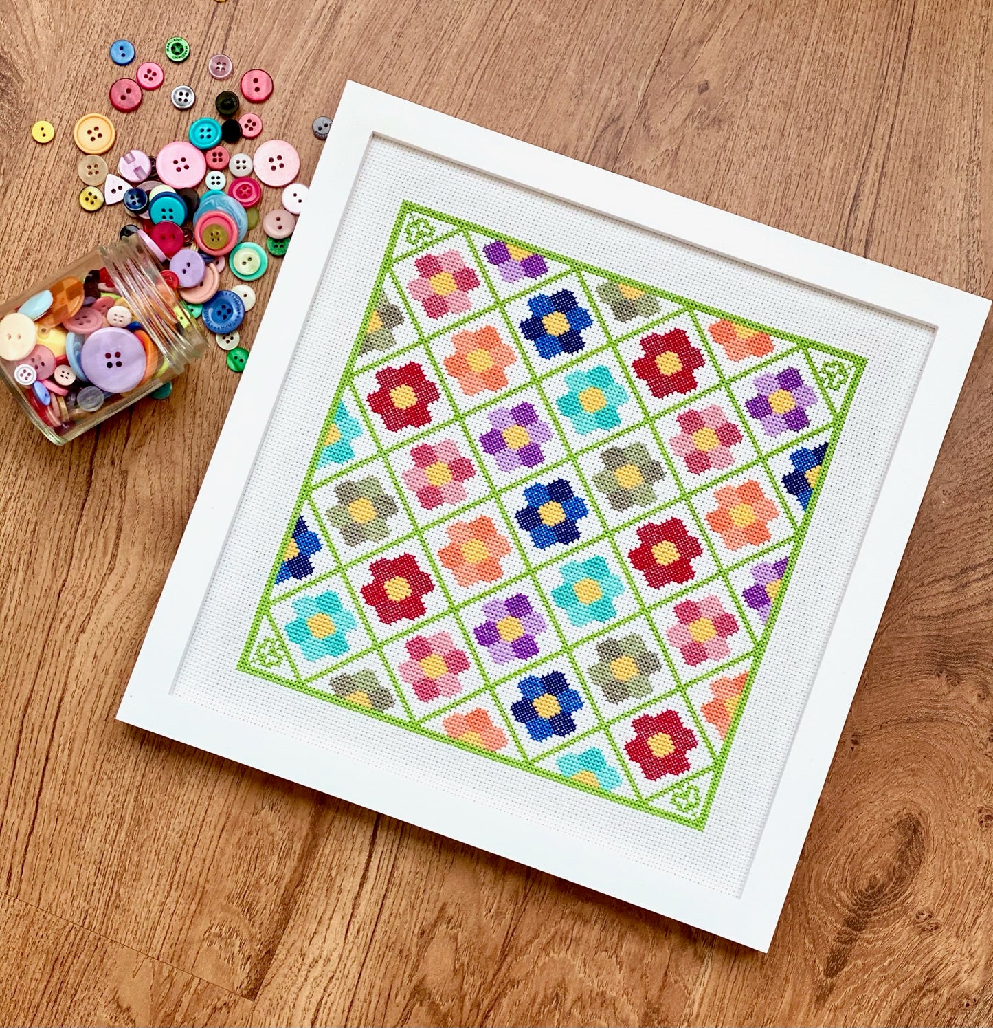 ✩Preorder✩ Grandma's Garden by Count Your Stitches Designs