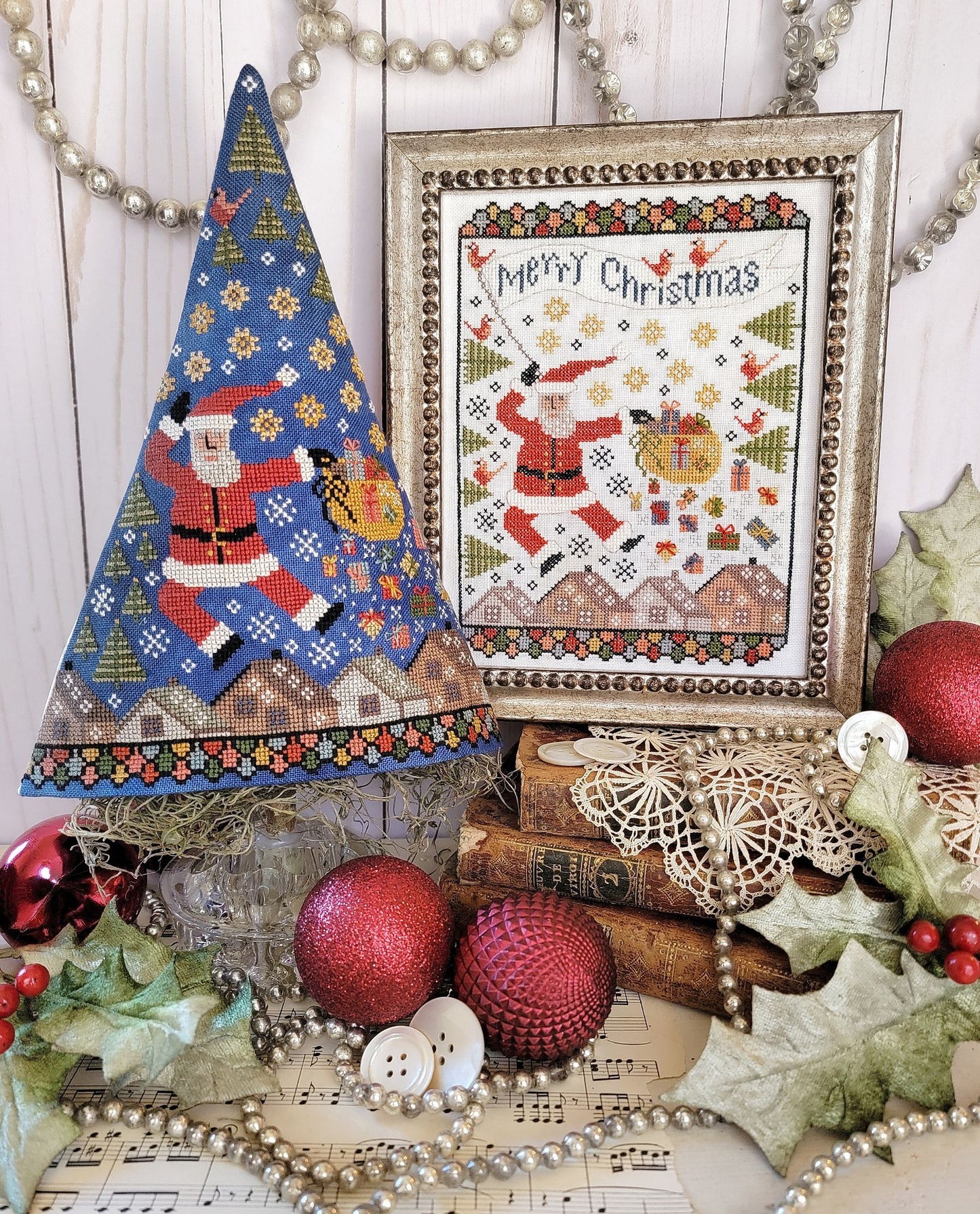 Tenth Day of Christmas Sampler & Tree by Hello From Liz Mathews