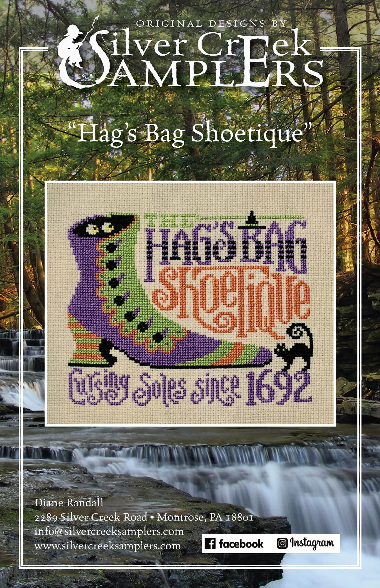 *PREORDER* Hags bag shoetique by Silver Creek Samplers for Needlework Marketplace