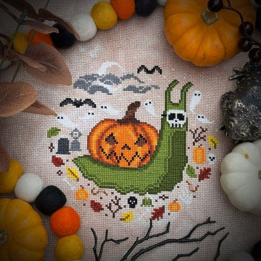 *PREORDER* Halloween Snail by The Stitch Crypt for Needlework Marketplace