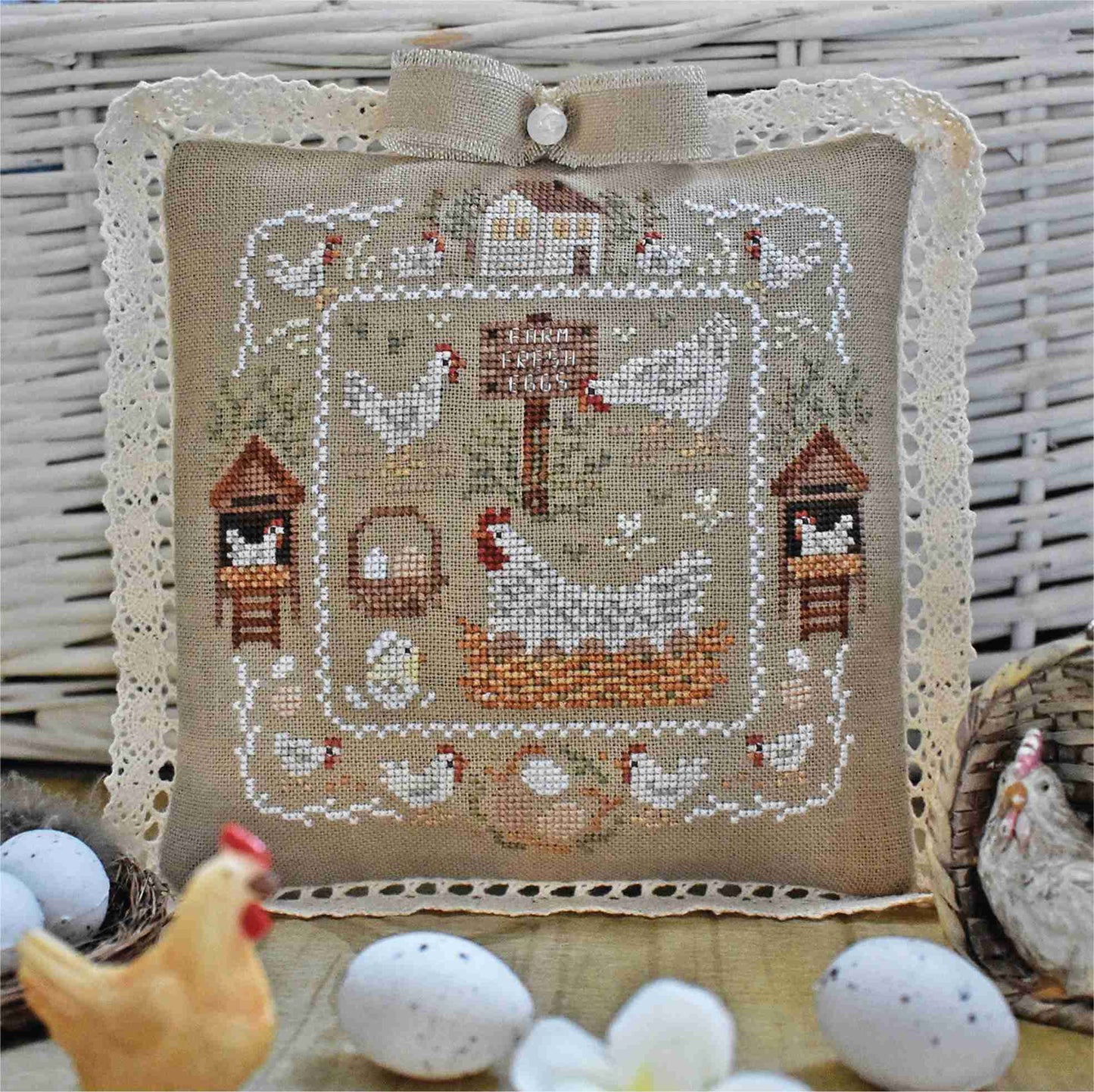 *Preorder* Hens Welcome Spring by StitchyPrincess