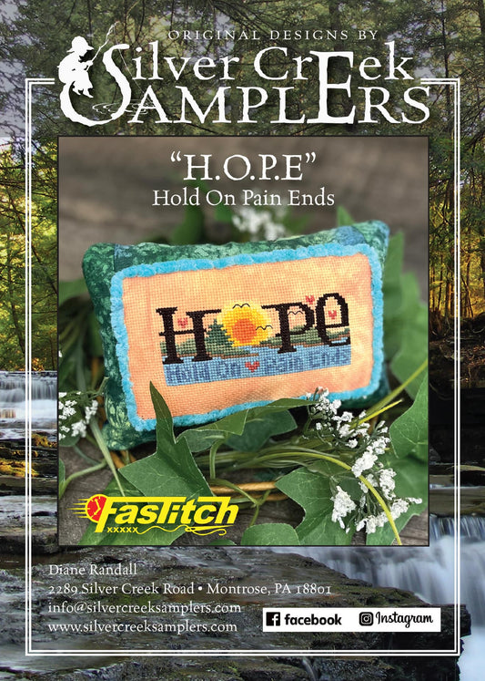 *PREORDER* H.O.P.E. by Silver Creek Samplers for Needlework Marketplace