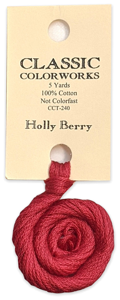 240 Holly Berry | 6 Strand Embroidery Floss by Classic Colorworks