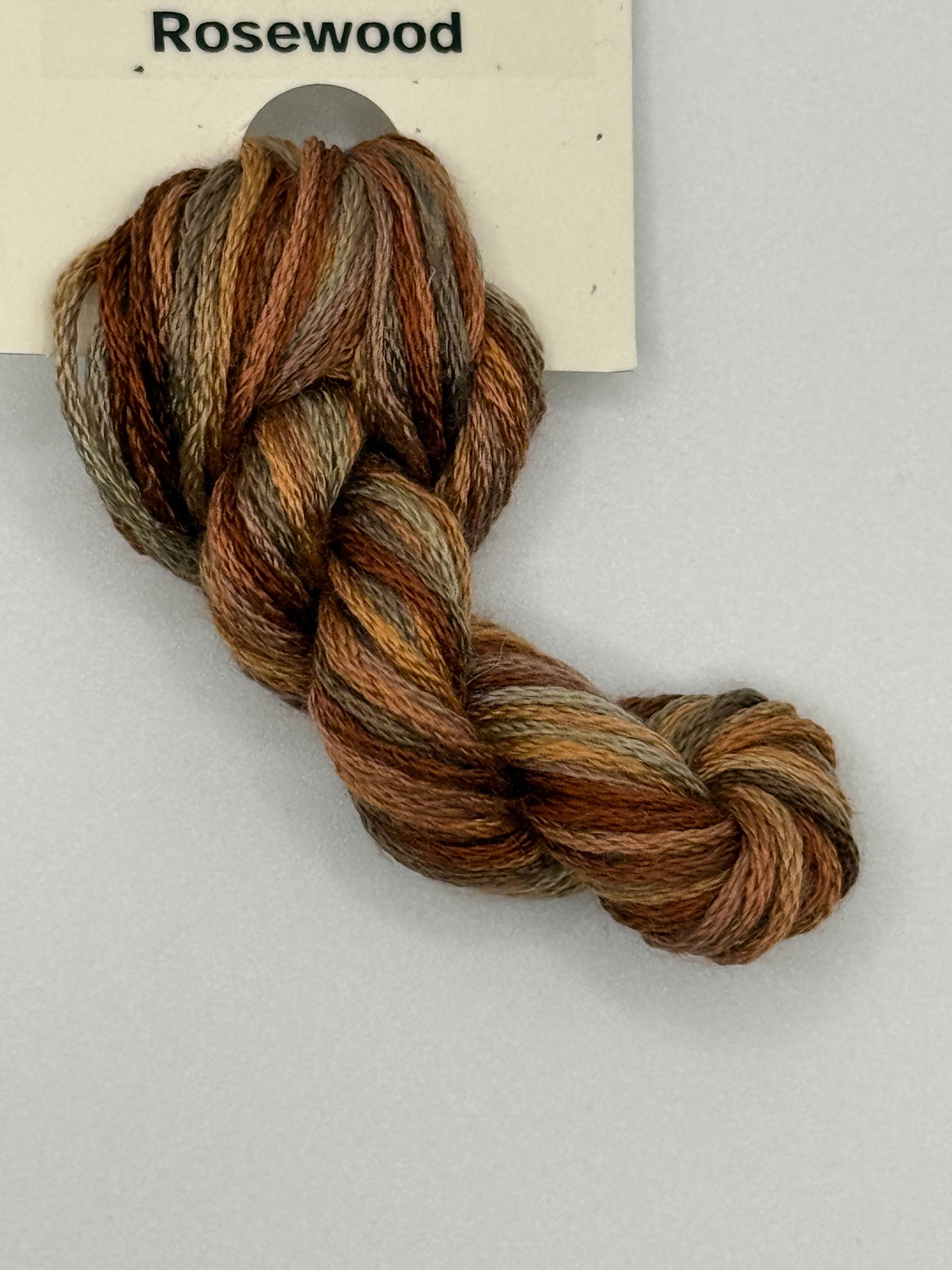 "Rosewood" 6-Strand Embroidery Silk by Treenway Silks