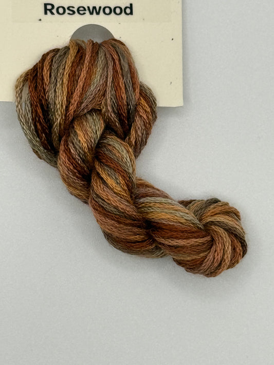 "Rosewood" 6-Strand Embroidery Silk by Treenway Silks