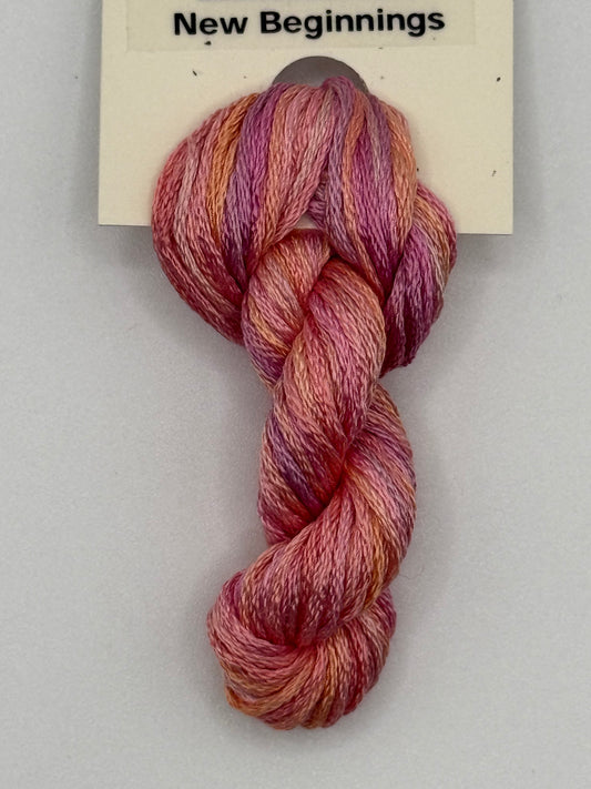 "New Beginnings" 6-Strand Embroidery Silk by Treenway Silks