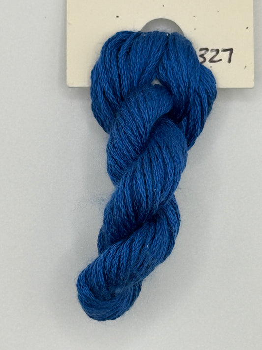 #0327 "Blue Macaw" 6-Strand Embroidery Silk by Treenway Silks