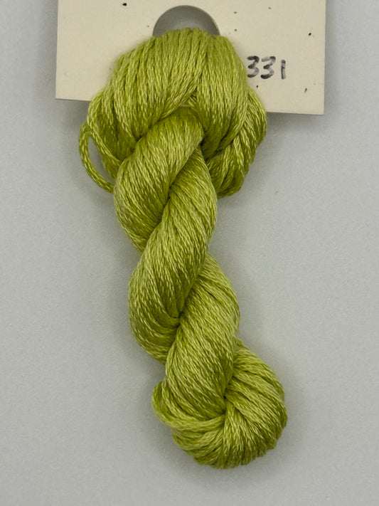 #0331 "Summer Lime" 6-Strand Embroidery Silk by Treenway Silks