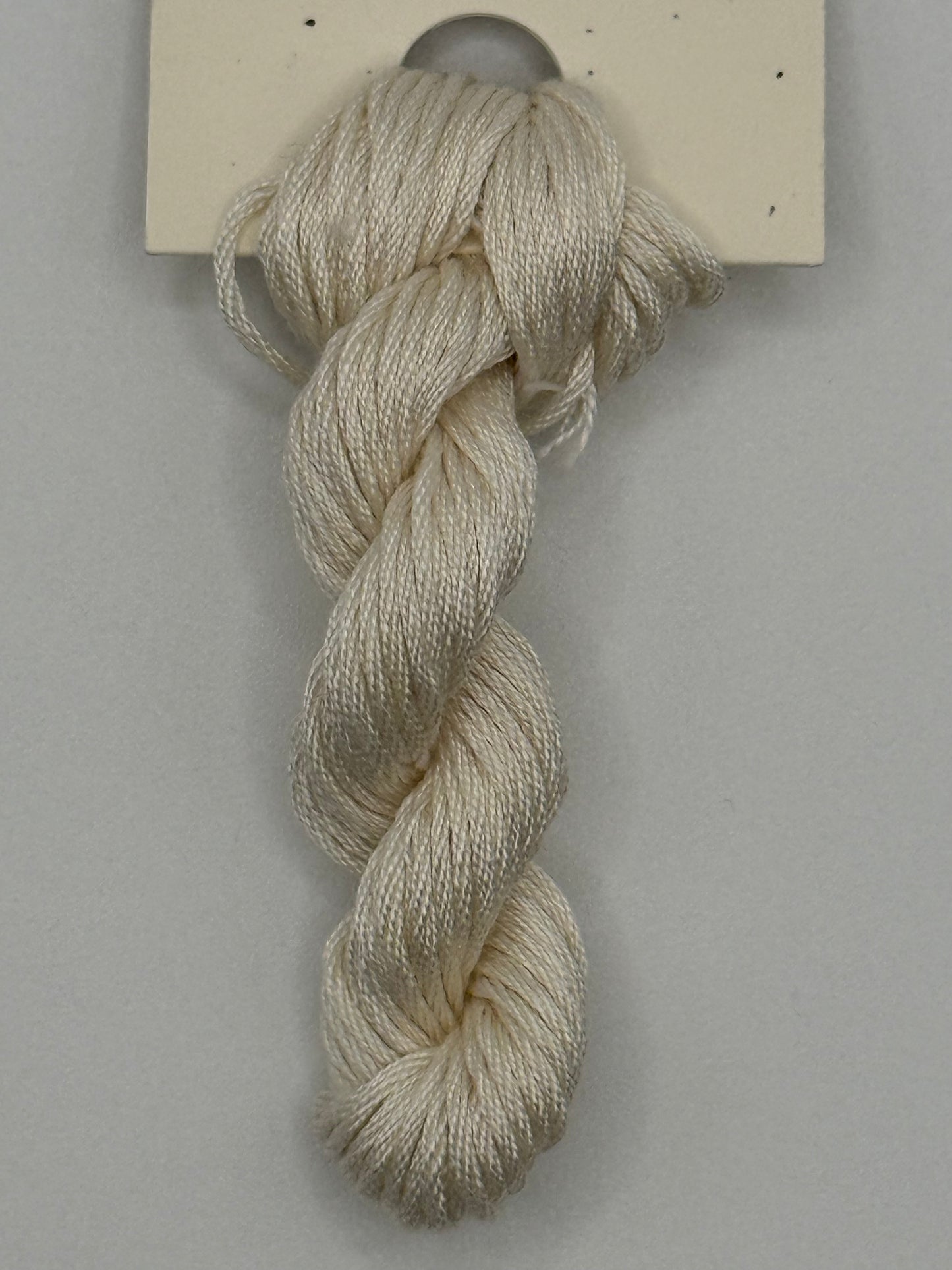 #0000 "Natural White" 6-Strand Embroidery Silk by Treenway Silks