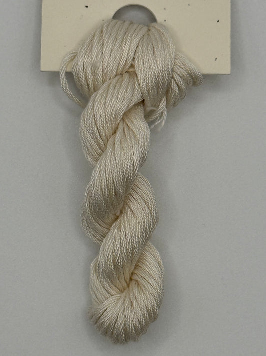 #0000 "Natural White" 6-Strand Embroidery Silk by Treenway Silks