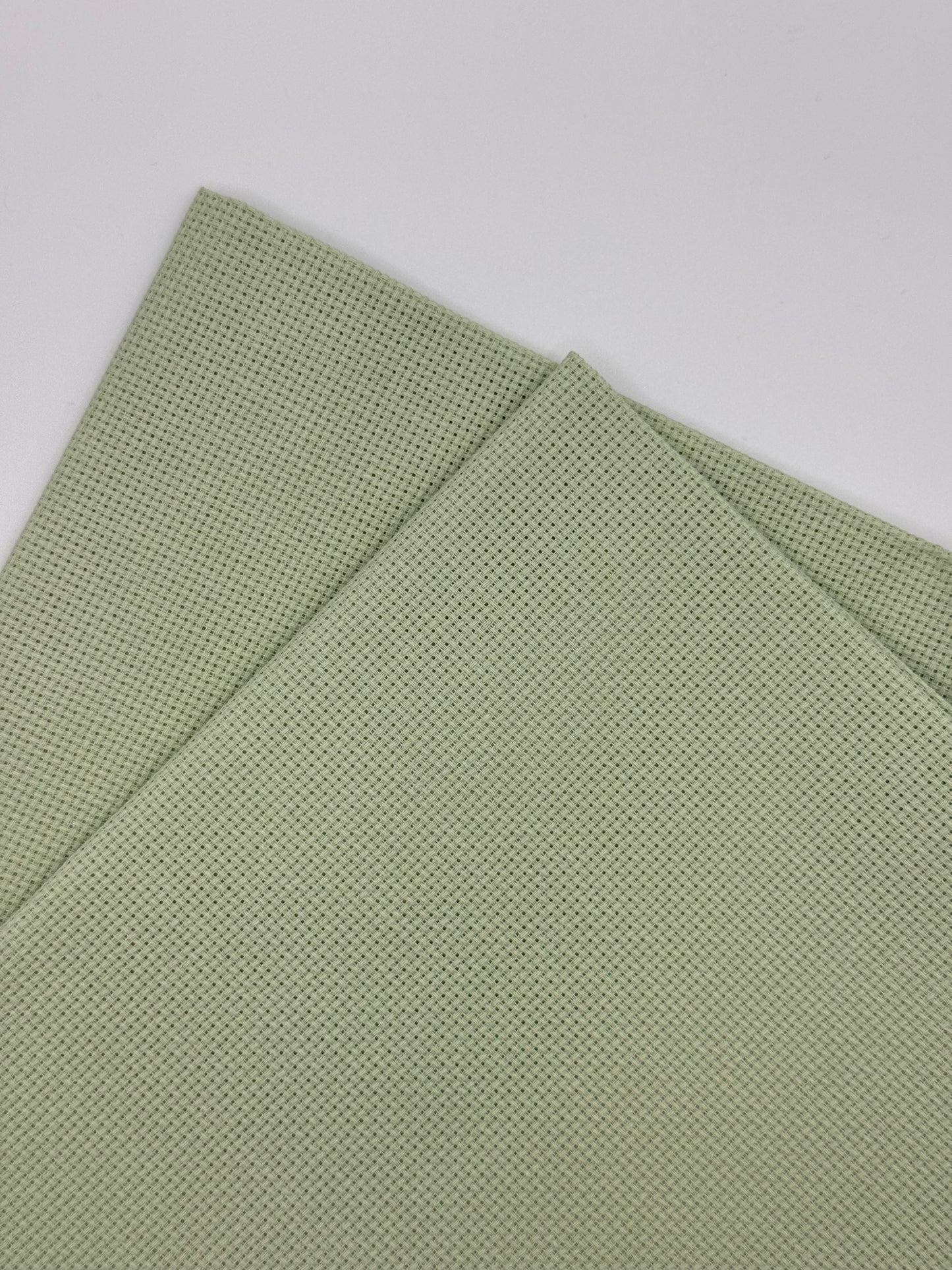 "Mimosa Green" Cross Stitch Fabric by Zweigart