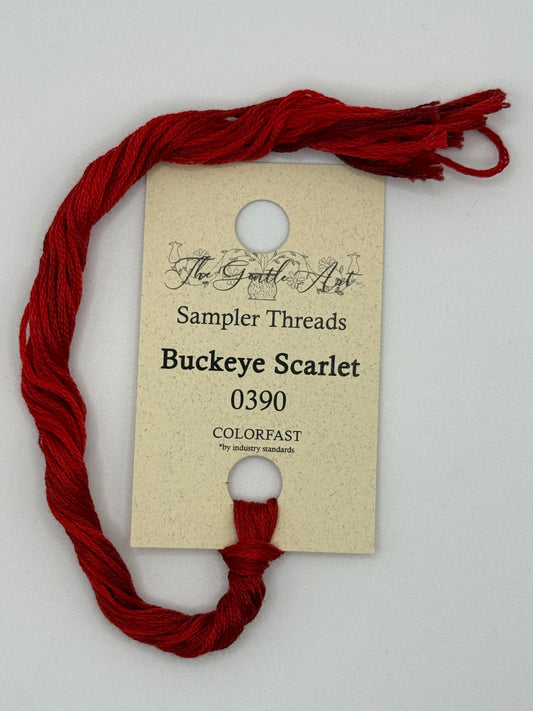 0390 Buckeye Scarlet | 6 Strand Embroidery Floss by The Gentle Art